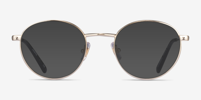 ARNETTE AN6132 The Professional Brushed Light Gold MetalEyeglass Frames from EyeBuyDirect, with Tinted Lenses