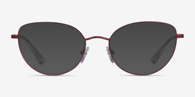 Vogue Eyewear VO4128 Bordeaux MetalEyeglass Frames from EyeBuyDirect, with Tinted Lenses