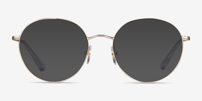 Vogue Eyewear VO4177 Pale Gold MetalEyeglass Frames from EyeBuyDirect, with Tinted Lenses