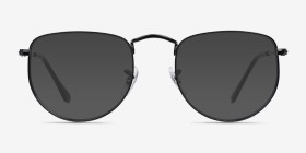 Ray-Ban RB3958V Elon Noir Métal Montures de lunettes de vue d'EyeBuyDirect, with Tinted Lenses