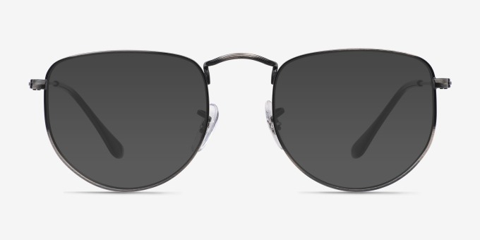 Ray-Ban RB3958V Elon Antique Gunmetal MetalEyeglass Frames from EyeBuyDirect, with Tinted Lenses