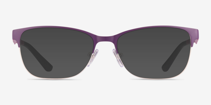 Vogue Eyewear VO3940 Plum Silver MetalEyeglass Frames from EyeBuyDirect, with Tinted Lenses