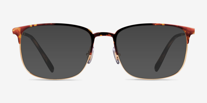 Ray-Ban RB6494 Tortoise Gold MétalMontures de lunettes de vue d'EyeBuyDirect, Avec des Verres Teintés