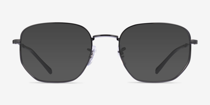 Ray-Ban RB6496 Black MetalEyeglass Frames from EyeBuyDirect, with Tinted Lenses