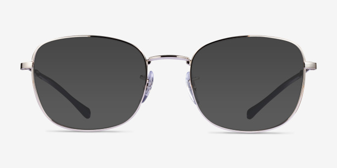 Ray-Ban RB6497 Silver MetalEyeglass Frames from EyeBuyDirect, with Tinted Lenses