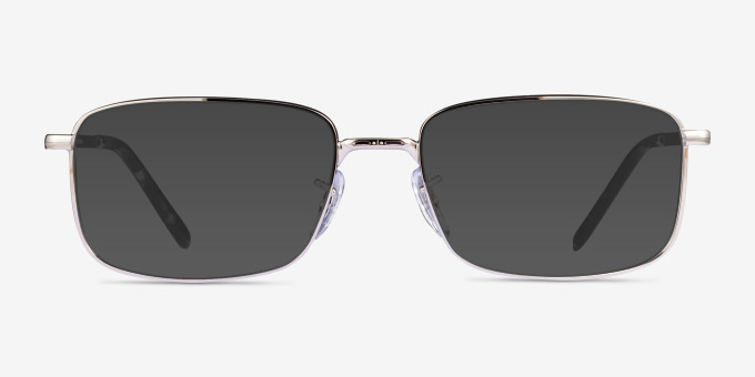 Ray-Ban RB3717V Silver MetalEyeglass Frames from EyeBuyDirect, with Tinted Lenses