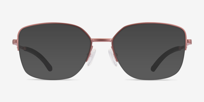 Oakley Moonglow Satin Light Berry MetalEyeglass Frames from EyeBuyDirect, with Tinted Lenses