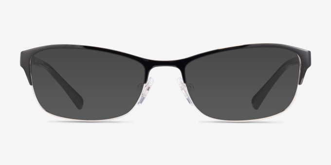 Vogue Eyewear VO4057B Black Silver MetalEyeglass Frames from EyeBuyDirect, with Tinted Lenses