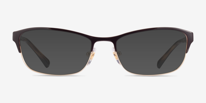 Vogue Eyewear VO4057B Brown Pale Gold MetalEyeglass Frames from EyeBuyDirect, with Tinted Lenses