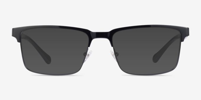 ARNETTE Component Shiny Black MetalEyeglass Frames from EyeBuyDirect, with Tinted Lenses