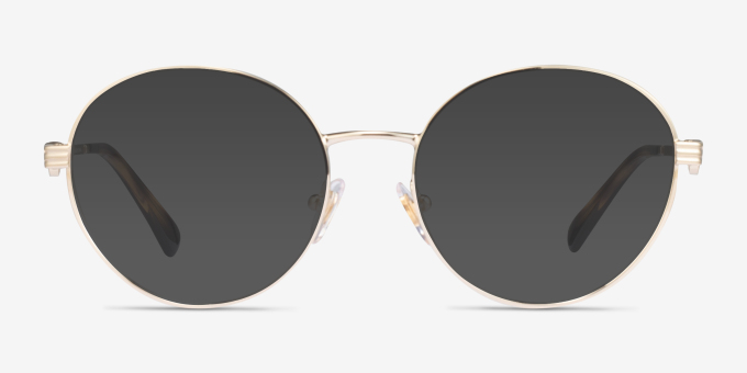 Vogue Eyewear VO4222 Pale Gold MetalEyeglass Frames from EyeBuyDirect, with Tinted Lenses