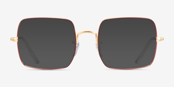 Ray-Ban RB1971V Top Red MetalEyeglass Frames from EyeBuyDirect, with Tinted Lenses