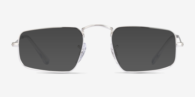 Ray-Ban RB3957V Julie Silver MetalEyeglass Frames from EyeBuyDirect, with Tinted Lenses