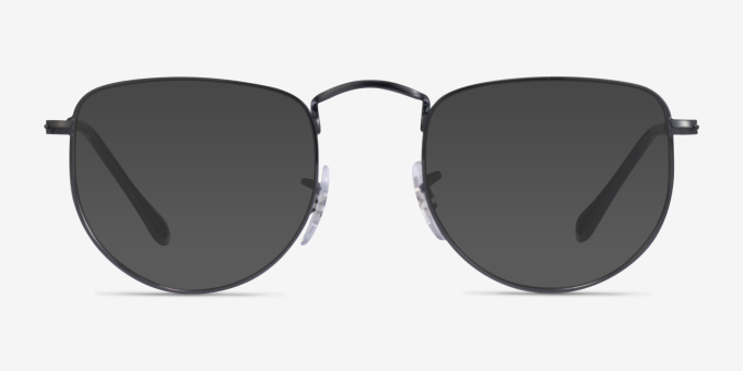 Ray-Ban RB3958V Elon Polished Black MetalEyeglass Frames from EyeBuyDirect, with Tinted Lenses