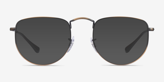 Ray-Ban RB3958V Elon Bronze MetalEyeglass Frames from EyeBuyDirect, with Tinted Lenses