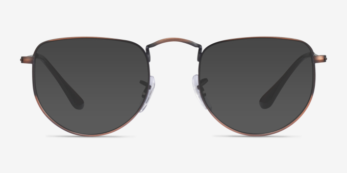 Ray-Ban RB3958V Elon Antique Copper MetalEyeglass Frames from EyeBuyDirect, with Tinted Lenses
