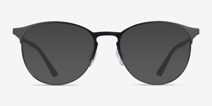 Ray-Ban RB6375 Matte Black MetalEyeglass Frames from EyeBuyDirect, with Tinted Lenses