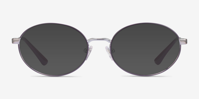 Vogue Eyewear VO4190 Gunmetal Violet MetalEyeglass Frames from EyeBuyDirect, with Tinted Lenses