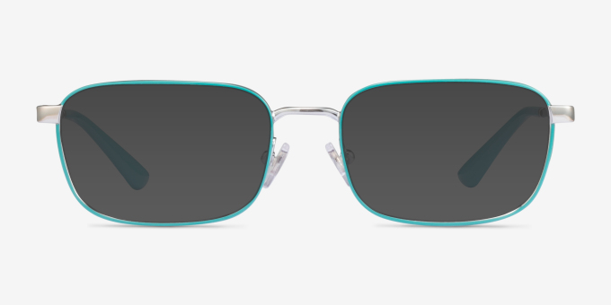 Vogue Eyewear VO4191 Turquoise Silver MetalEyeglass Frames from EyeBuyDirect, with Tinted Lenses