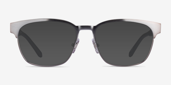 ARNETTE Waterly Silver Gray MetalEyeglass Frames from EyeBuyDirect, with Tinted Lenses