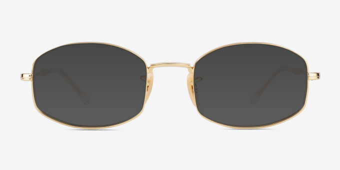 Ray-Ban RB6510 Gold MetalEyeglass Frames from EyeBuyDirect, with Tinted Lenses