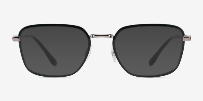 Ray-Ban RB6511 Green Gunmetal MetalEyeglass Frames from EyeBuyDirect, with Tinted Lenses