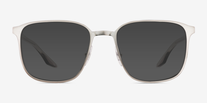 Ray-Ban RB6512 Brushed Gunmetal MetalEyeglass Frames from EyeBuyDirect, with Tinted Lenses