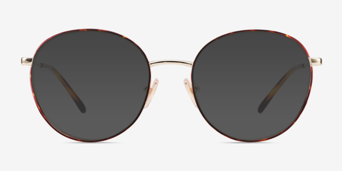 Vogue Eyewear VO4280 Tortoise Pale Gold MetalEyeglass Frames from EyeBuyDirect, with Tinted Lenses