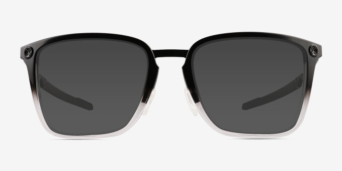 Oakley Cognitive Black Clear MetalEyeglass Frames from EyeBuyDirect, with Tinted Lenses