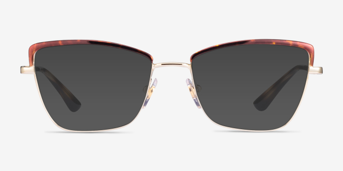 Vogue Eyewear VO4185 Tortoise Gold MetalEyeglass Frames from EyeBuyDirect, with Tinted Lenses