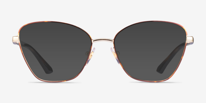 Vogue Eyewear VO4195 Tortoise Gold MetalEyeglass Frames from EyeBuyDirect, with Tinted Lenses