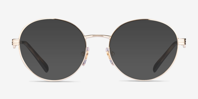 Vogue Eyewear VO4222 Pale Gold MetalEyeglass Frames from EyeBuyDirect, with Tinted Lenses