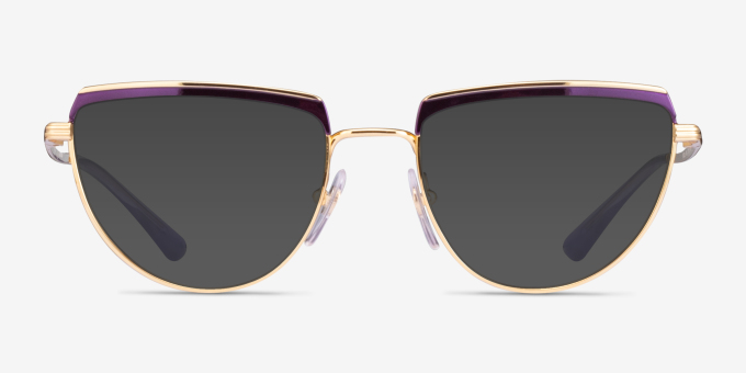 Vogue Eyewear VO4230 Purple Gold MetalEyeglass Frames from EyeBuyDirect, with Tinted Lenses