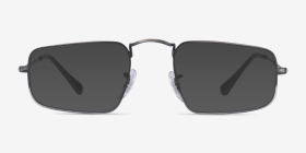 Ray-Ban RB3957V Julie Gunmetal Métal Montures de lunettes de vue d'EyeBuyDirect, with Tinted Lenses