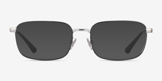 Vogue Eyewear VO4191 Silver Black MetalEyeglass Frames from EyeBuyDirect, with Tinted Lenses