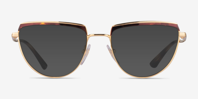 Vogue Eyewear VO4230 Tortoise Gold MetalEyeglass Frames from EyeBuyDirect, with Tinted Lenses