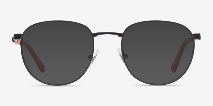 ARNETTE Huancas Matte Black MetalEyeglass Frames from EyeBuyDirect, with Tinted Lenses
