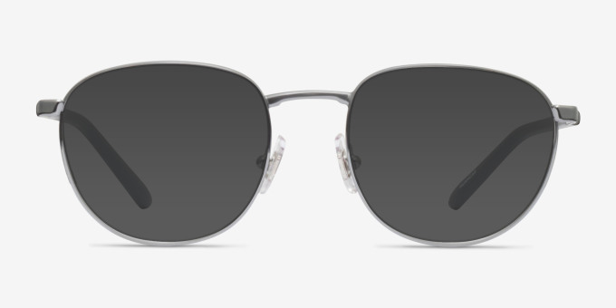 ARNETTE Huancas Matte Silver MetalEyeglass Frames from EyeBuyDirect, with Tinted Lenses