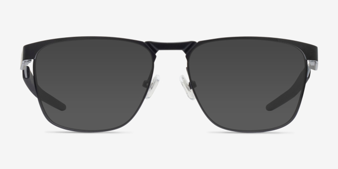 Oakley Flip Kick Matte Black MetalEyeglass Frames from EyeBuyDirect, with Tinted Lenses