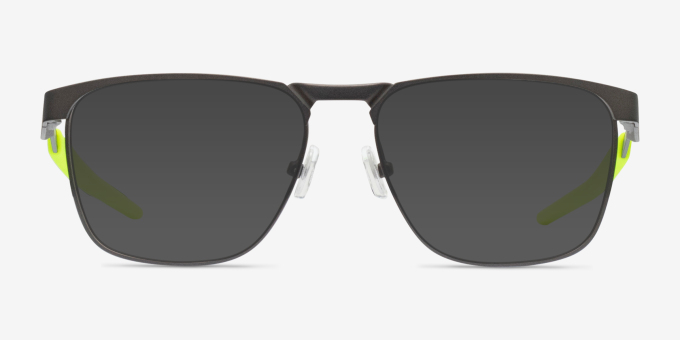 Oakley Flip Kick Gunmetal MetalEyeglass Frames from EyeBuyDirect, with Tinted Lenses