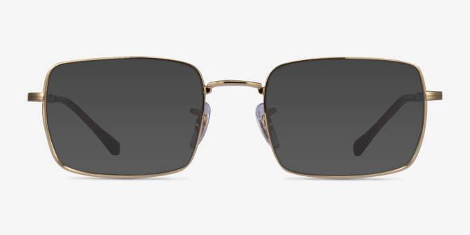 Ray-Ban RB6520 Gold MetalEyeglass Frames from EyeBuyDirect, with Tinted Lenses