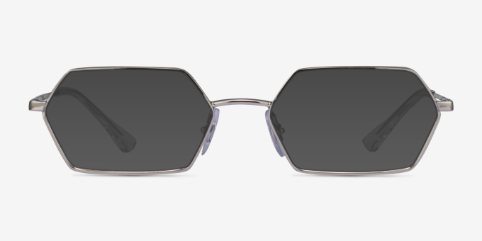 Ray-Ban RB6528 Yevi Silver MetalEyeglass Frames from EyeBuyDirect, with Tinted Lenses