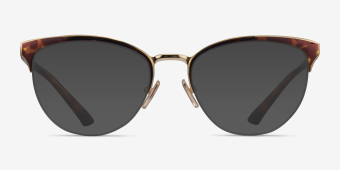 Vogue Eyewear VO4304 Tortoise Gold MetalEyeglass Frames from EyeBuyDirect, with Tinted Lenses
