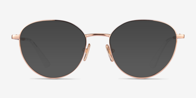 Vogue Eyewear VO4306 Rose Gold White MetalEyeglass Frames from EyeBuyDirect, with Tinted Lenses