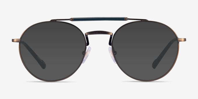 Vogue Eyewear VO4239 Brown Gunmetal MetalEyeglass Frames from EyeBuyDirect, with Tinted Lenses