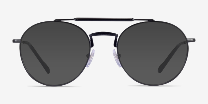 Vogue Eyewear VO4239 Shiny Black MetalEyeglass Frames from EyeBuyDirect, with Tinted Lenses