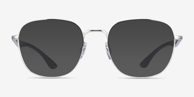 Ray-Ban RB6477 Silver MetalEyeglass Frames from EyeBuyDirect, with Tinted Lenses
