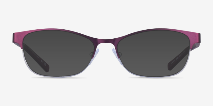 Armani Exchange AX1010 Shiny Purple Silver MetalEyeglass Frames from EyeBuyDirect, with Tinted Lenses