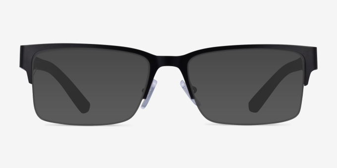 Armani Exchange AX1014 Matte Black MetalEyeglass Frames from EyeBuyDirect, with Tinted Lenses