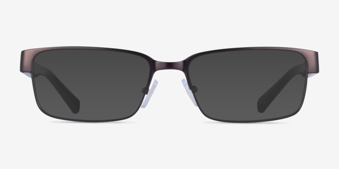 Armani Exchange AX1017 Matte Brown MétalMontures de lunettes de vue d'EyeBuyDirect, Avec des Verres Teintés